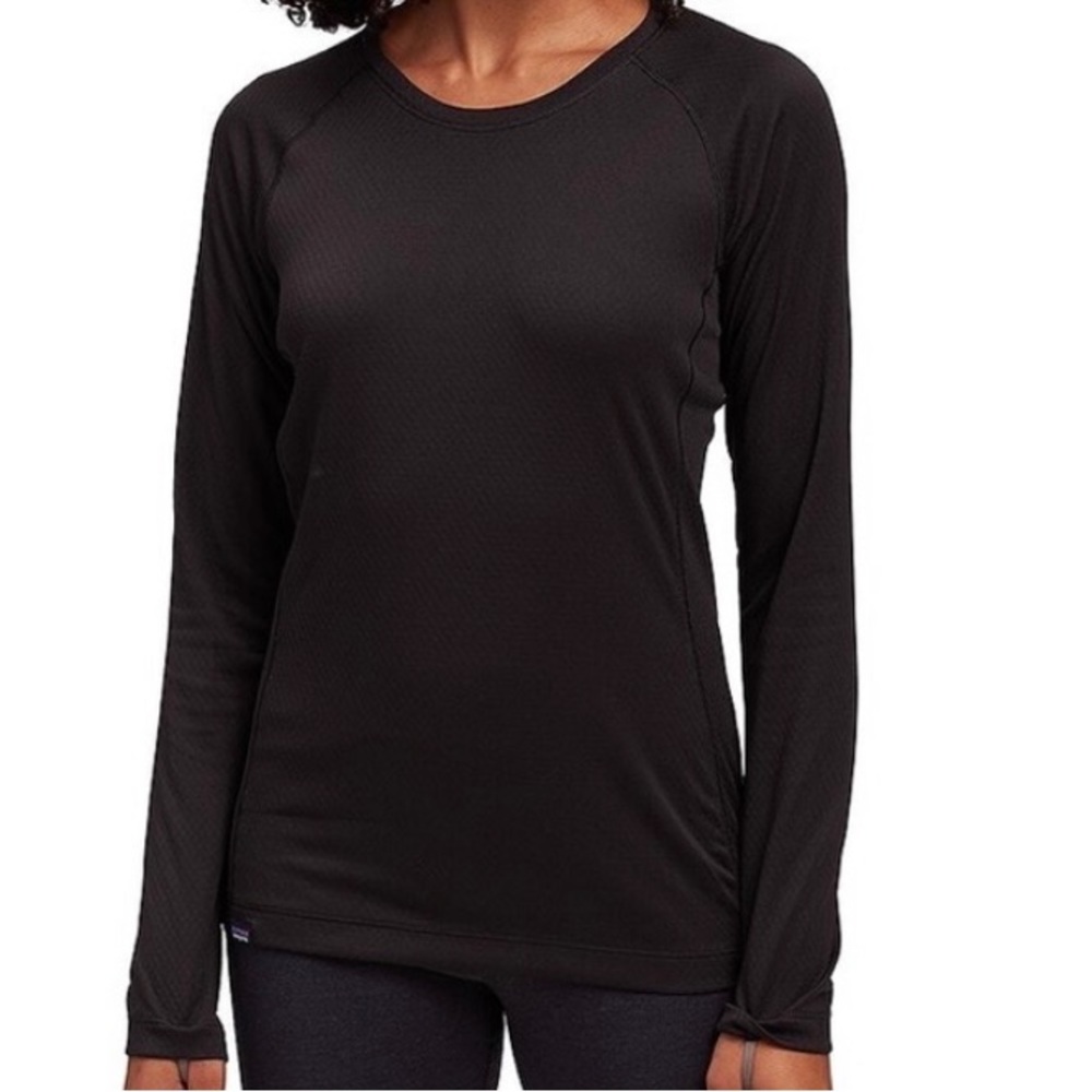 Patagonia Capilene Midweight Crew Top - Women's‎ Baselayer M Black